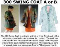 300 Swing Coat Downloadable Pattern